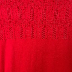 Loft red sweater dress